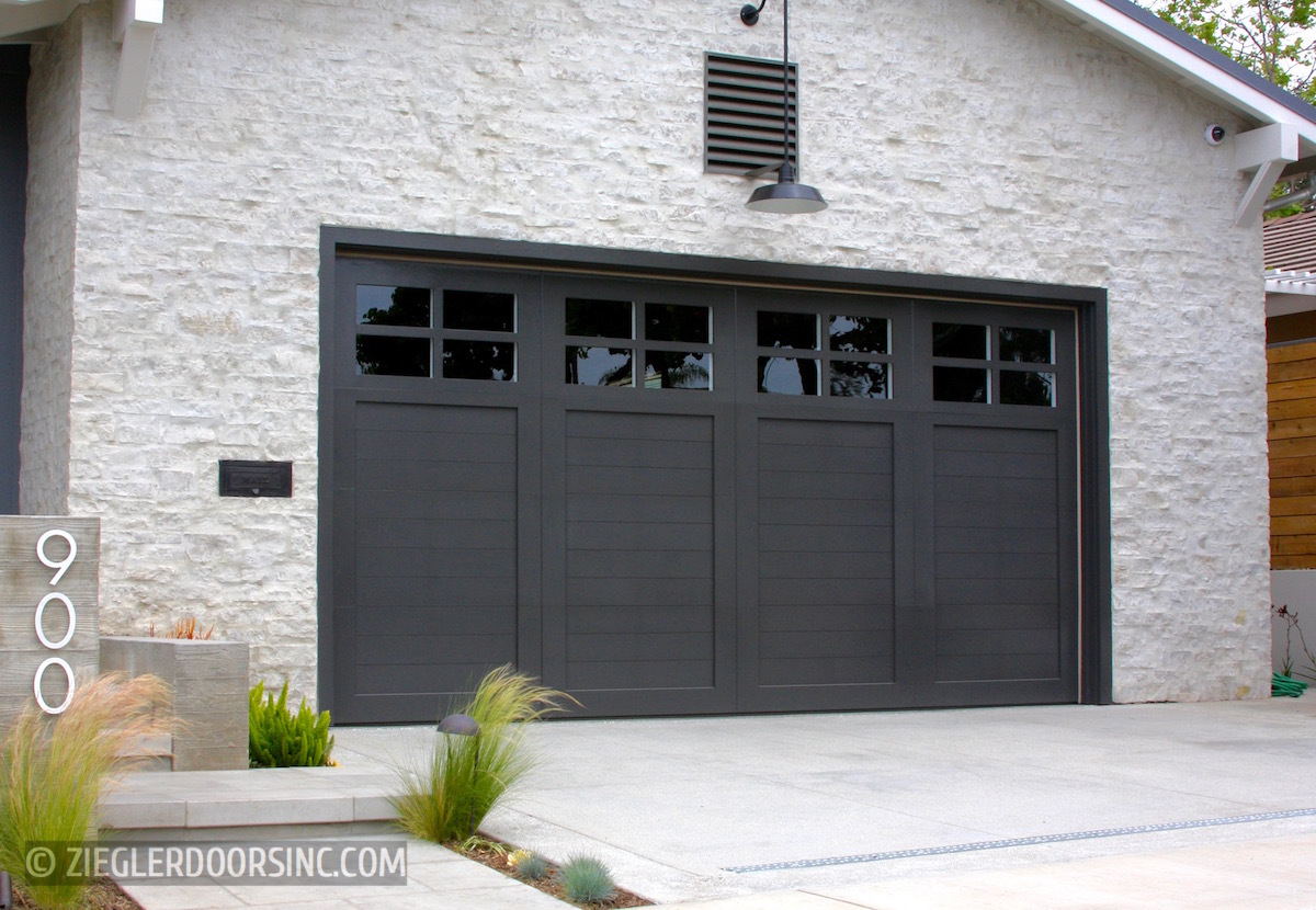 Farmhouse Wood Garage Doors Ziegler Doors Inc